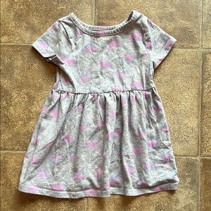 Cat & Jack Dino Gray and lilac Kids Dress